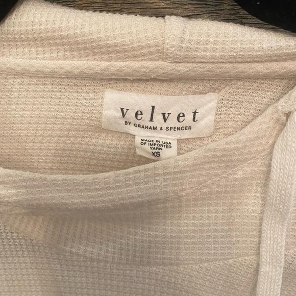 Velvet by Graham & Spence waffle knit hoodie - Picture 5 of 7